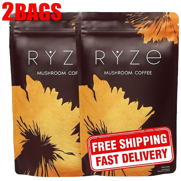 Organic Mushroom Coffee  -  Pack of 2, 30 Servings Per Pack Free Shipping, Fast Delivery